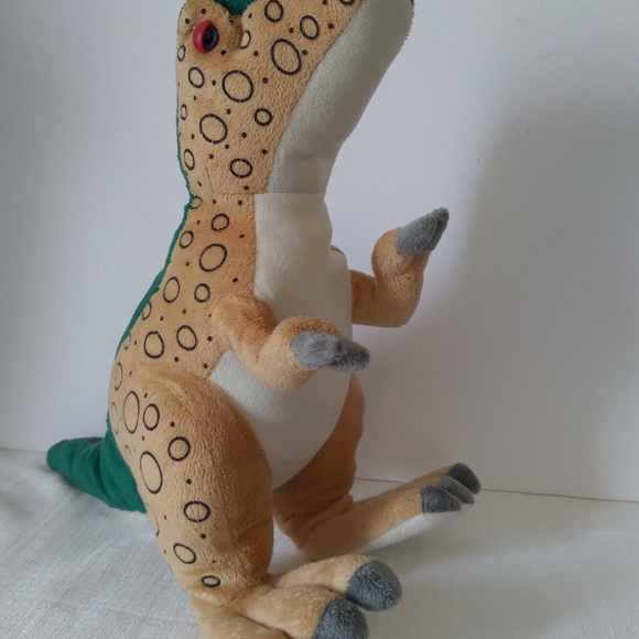 Carlisle co. Plush dinosaur stuffed animal toy green, beige multi color - Picture 2 of 9